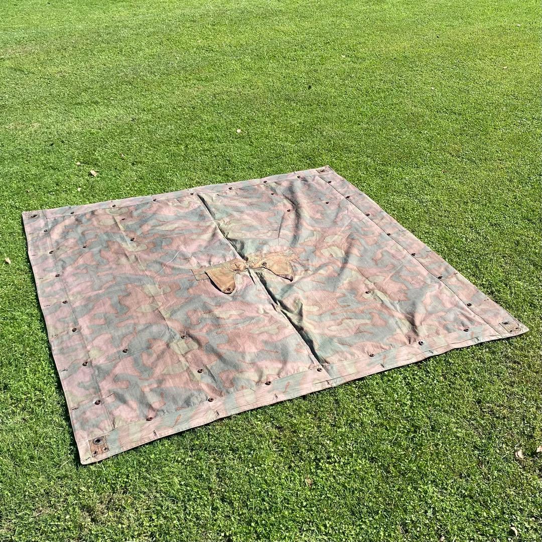 え*ち様 【レア】イタリア軍　軍幕　サンマルコ迷彩　2枚セット　ミリタリー　テン