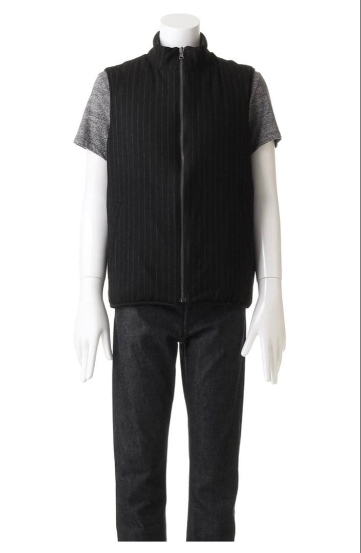 obsidian キルティング ゴルフ ダウンベスト ブラック