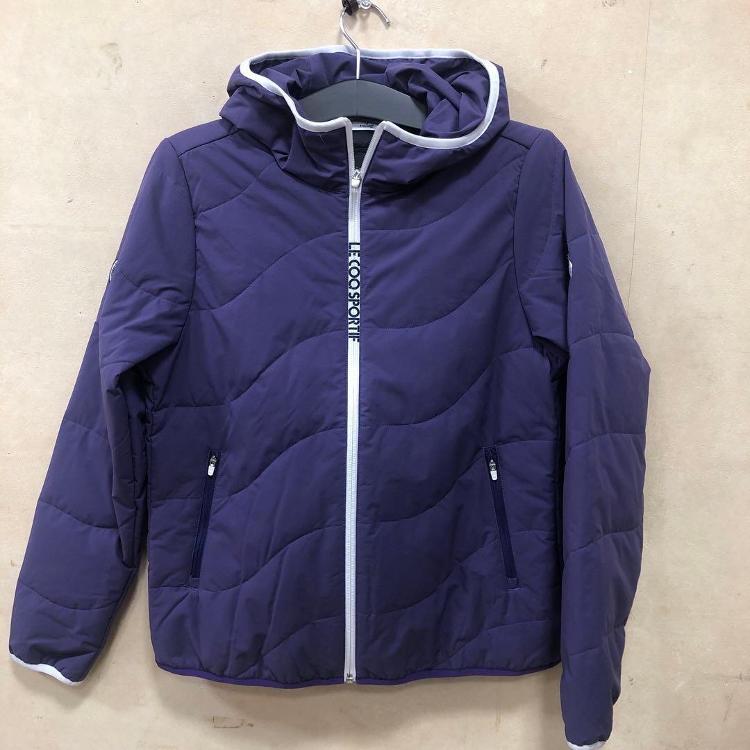 LE COQ SPORTIF フード付きジャケット 紫色
