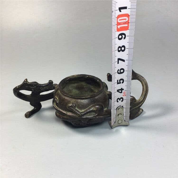 古玩古工芸品双龍筆記具