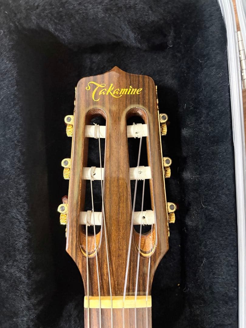 Takamine エレガットギター カッタウェイ希少ケース付き