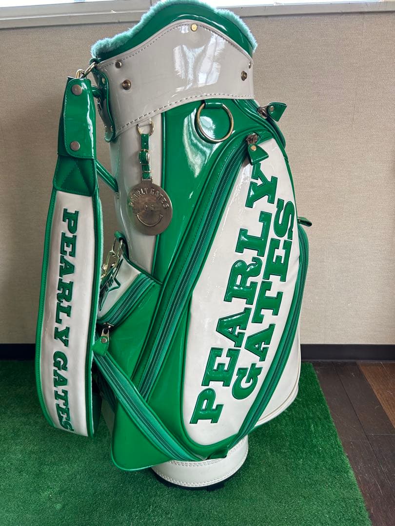 PEARLY GATES ゴルフバッグ・キャディバッグ 緑/白