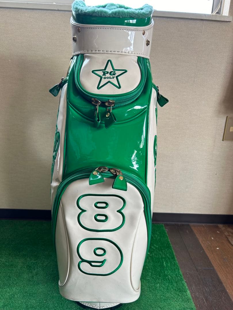 PEARLY GATES ゴルフバッグ・キャディバッグ 緑/白