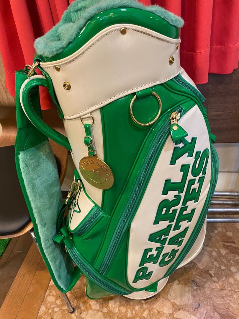 PEARLY GATES ゴルフバッグ・キャディバッグ 緑/白