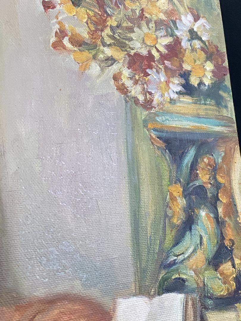 ピエール＝オーギュスト・ルノワール『ピアノを弾く少女たち』複製画　摸写④