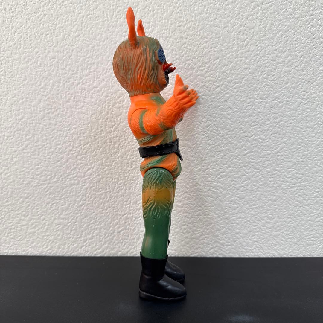 当時物　旧バンダイ　仮面ライダー　怪人　クモ男　ソフビ