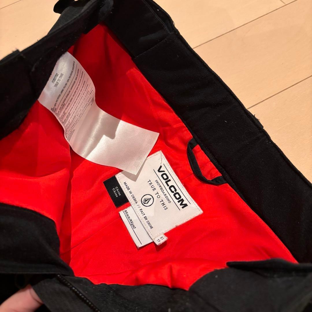 VOLCOM スキーウェア 子ども用 グレー/レッド