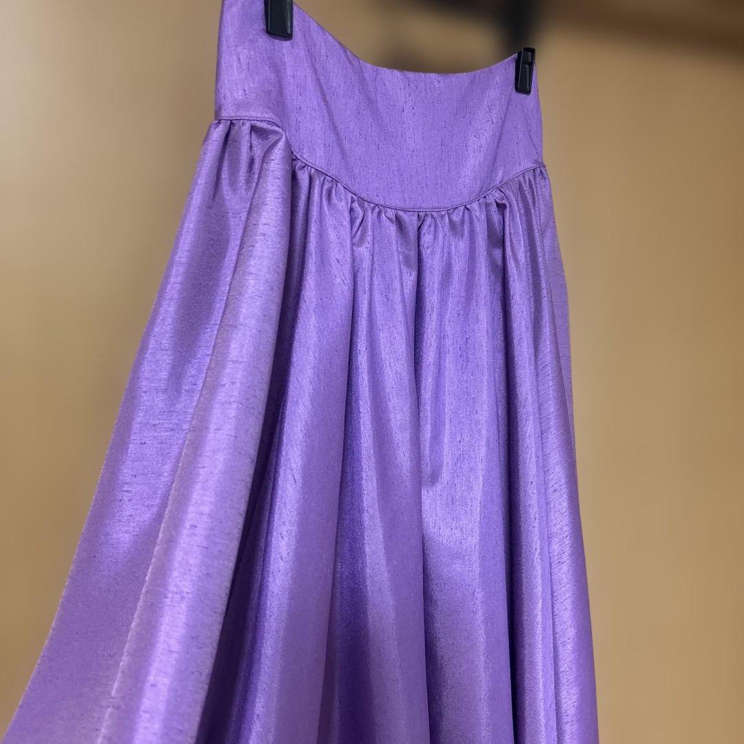 【Maunaloa】マウナロア　フラダンス　スカート　パープル