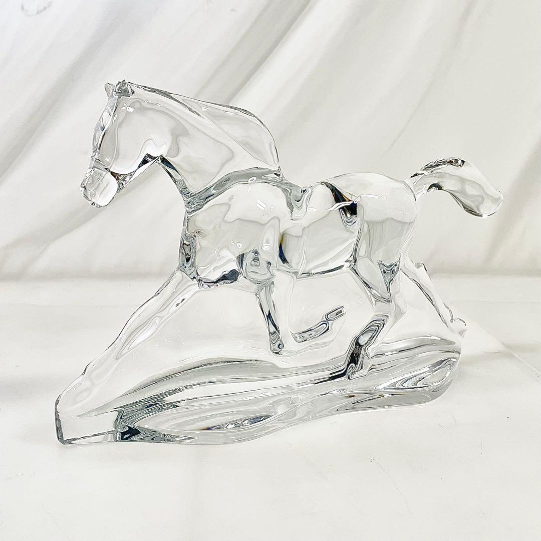 ◎ Baccarat バカラ クリスタル ホース 馬 オブジェ 置物