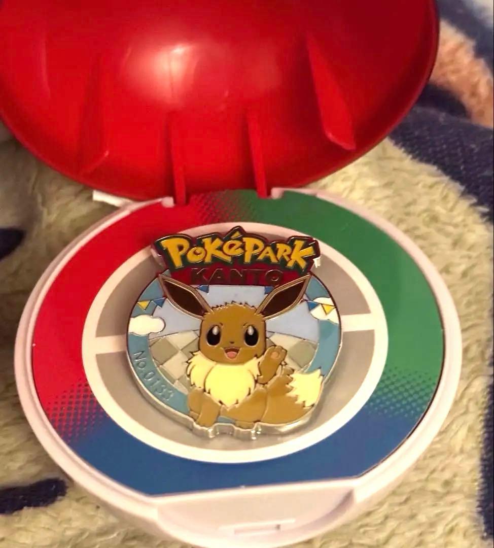 ポケパーク カントー　ピンズ　　イーブイ　ピンバッジ
