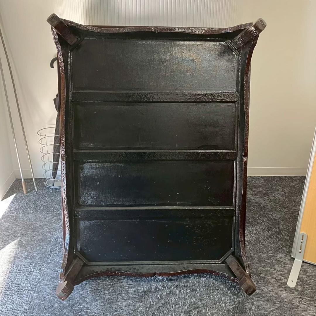 《良品》 津軽塗 座卓 テーブル 昭和レトロ ヴィンテージ センターテーブル