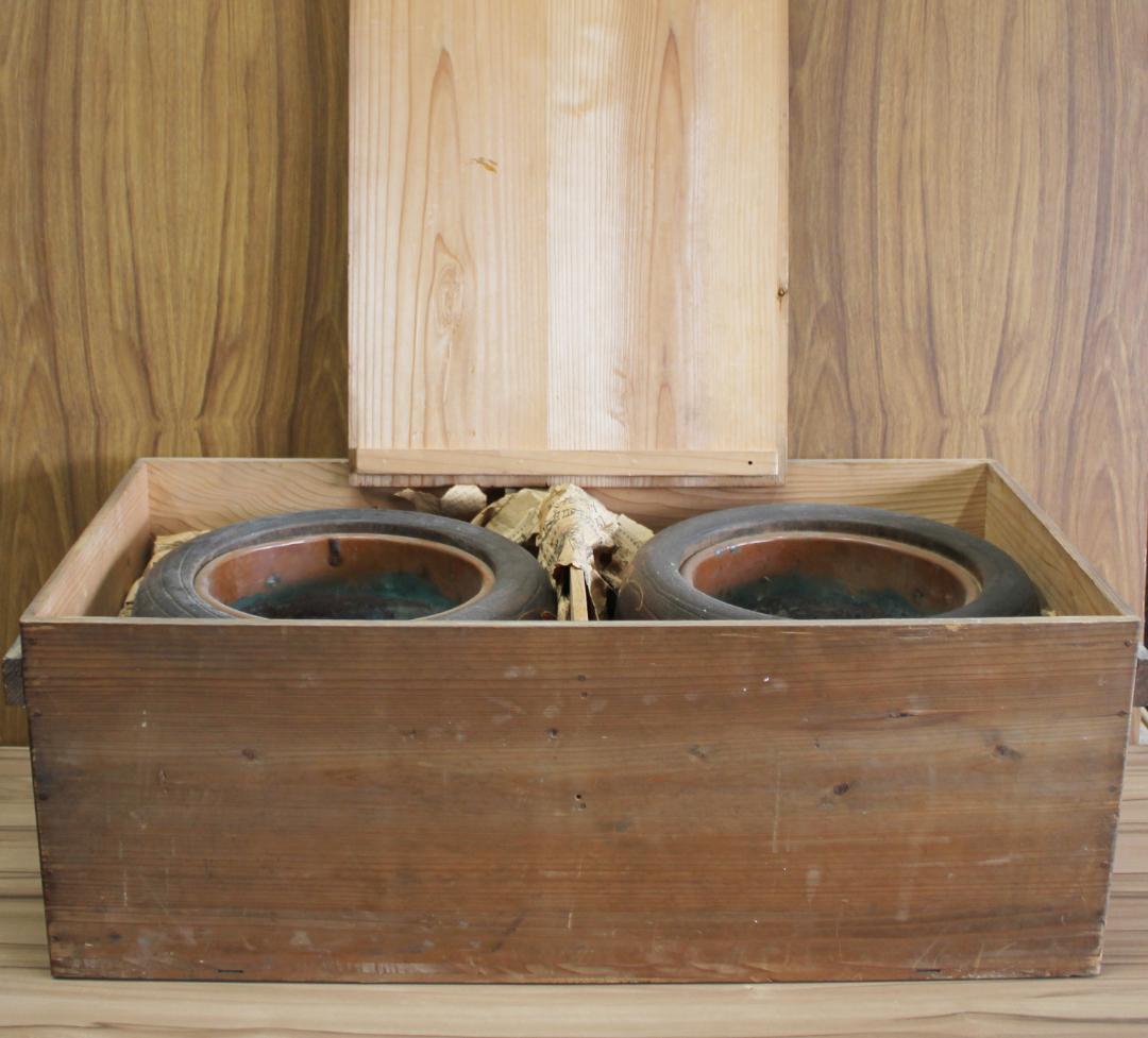 桐火鉢　高蒔絵・螺鈿細工　その１