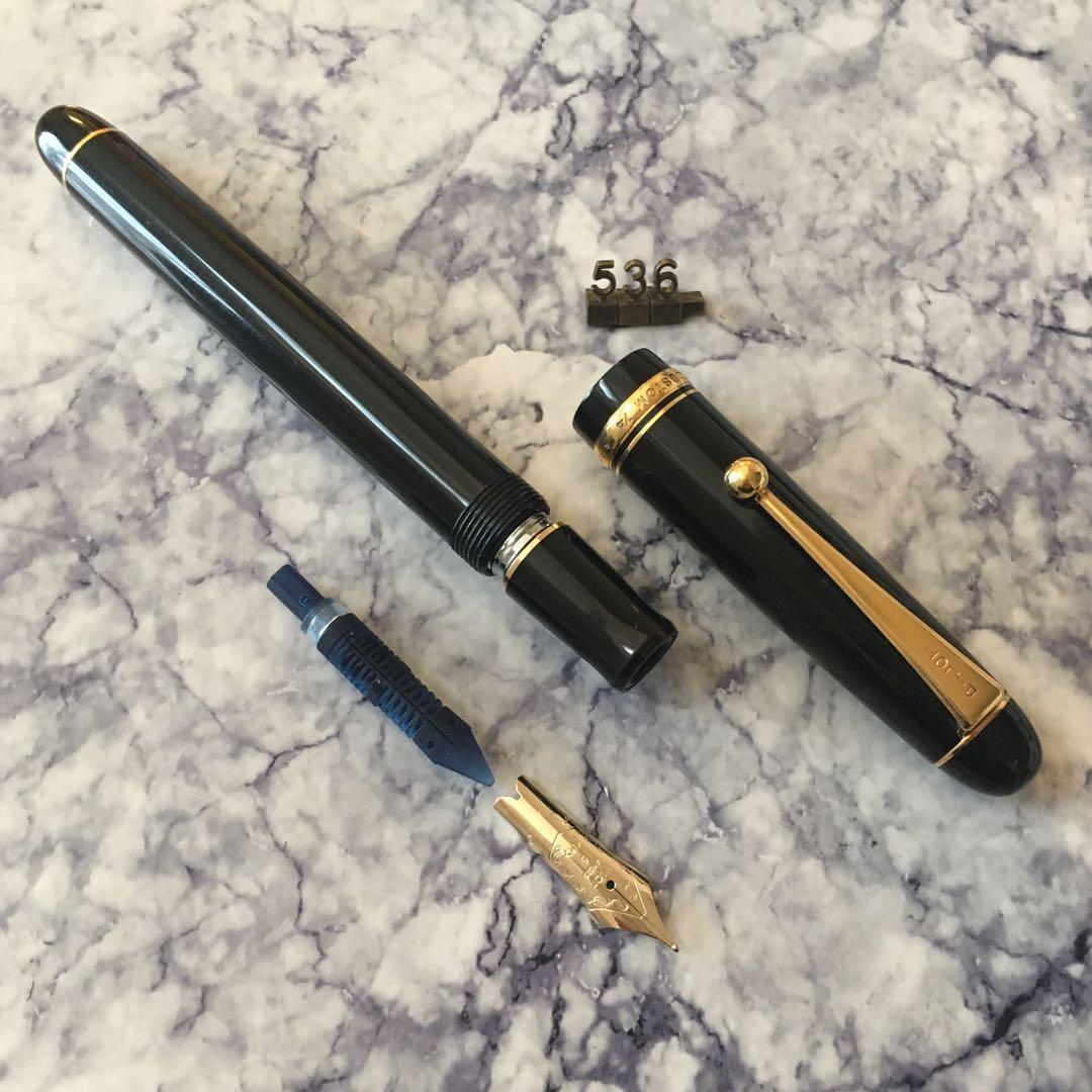 #536 オーバーホール済み 万年筆 パイロットCUSTOM カスタム 14k