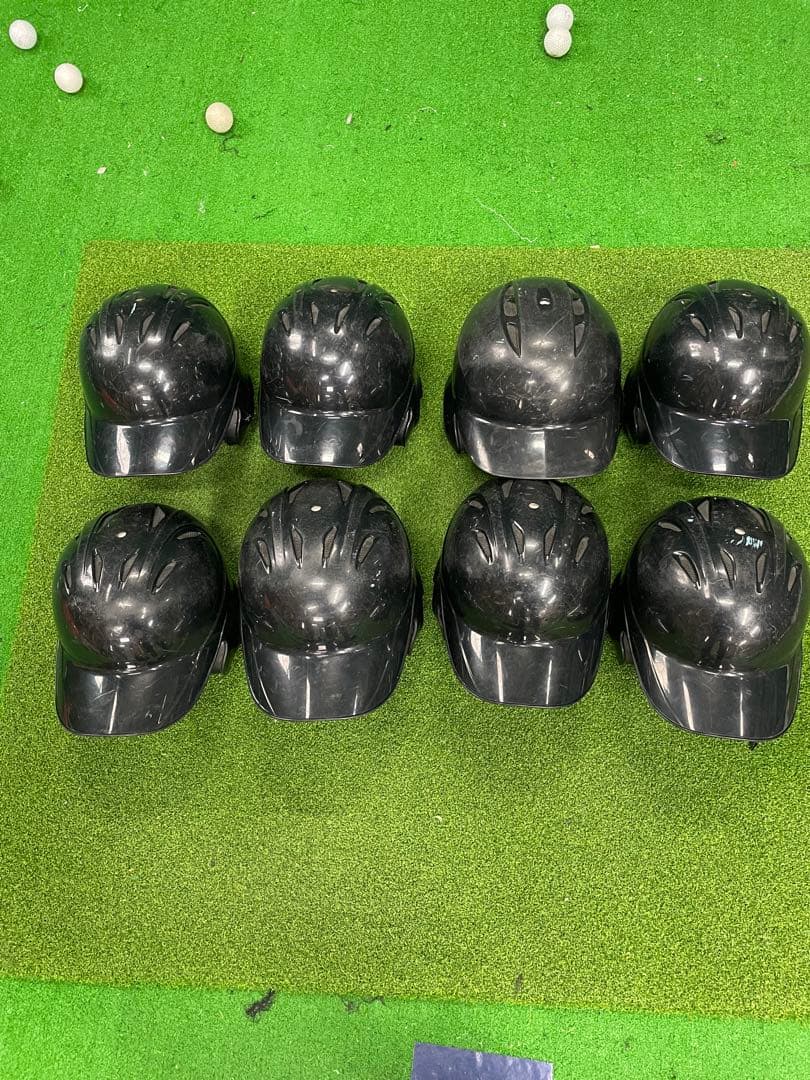 軟式野球用　ヘルメット 7個　ネイビー