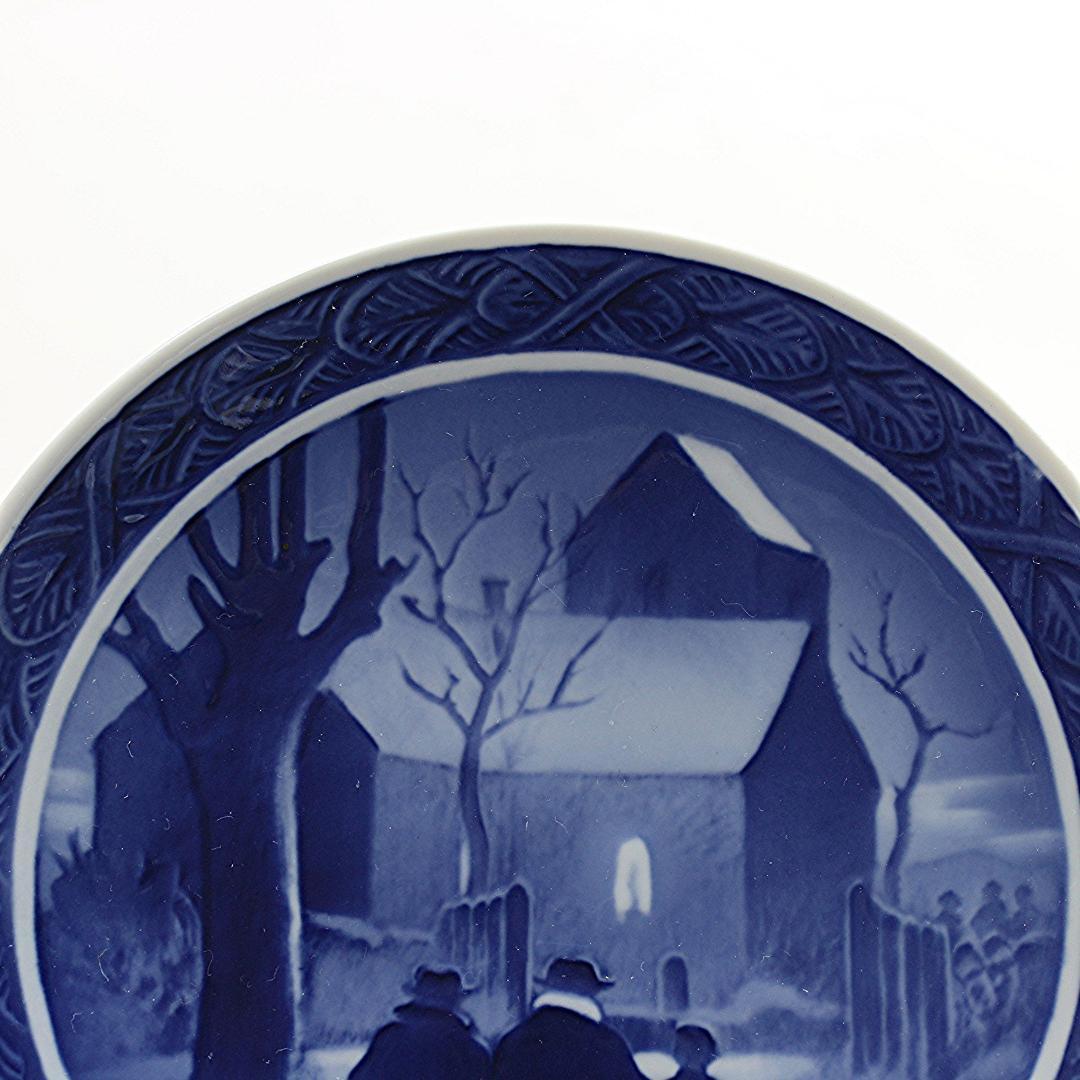 1928年 「教会に向かう牧師」 イヤープレート ロイヤルコペンハーゲン