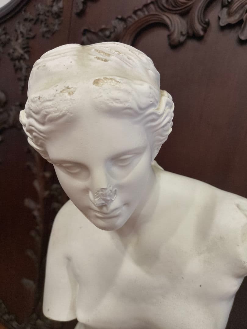 ミロのヴィーナス石膏像　古典的女性像 石膏彫刻 約110センチ　引き取り限定