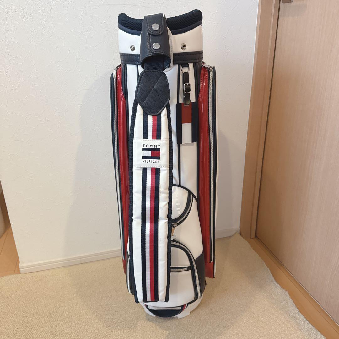 人気色！【美品】★トミーフィルフィガー　ゴルフ　キャディバッグ／9型