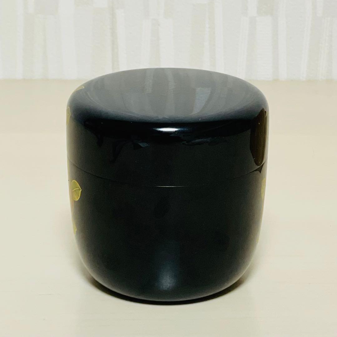 未使用 松井芳子 作 存清 たちばな 大棗 茶道具 共箱