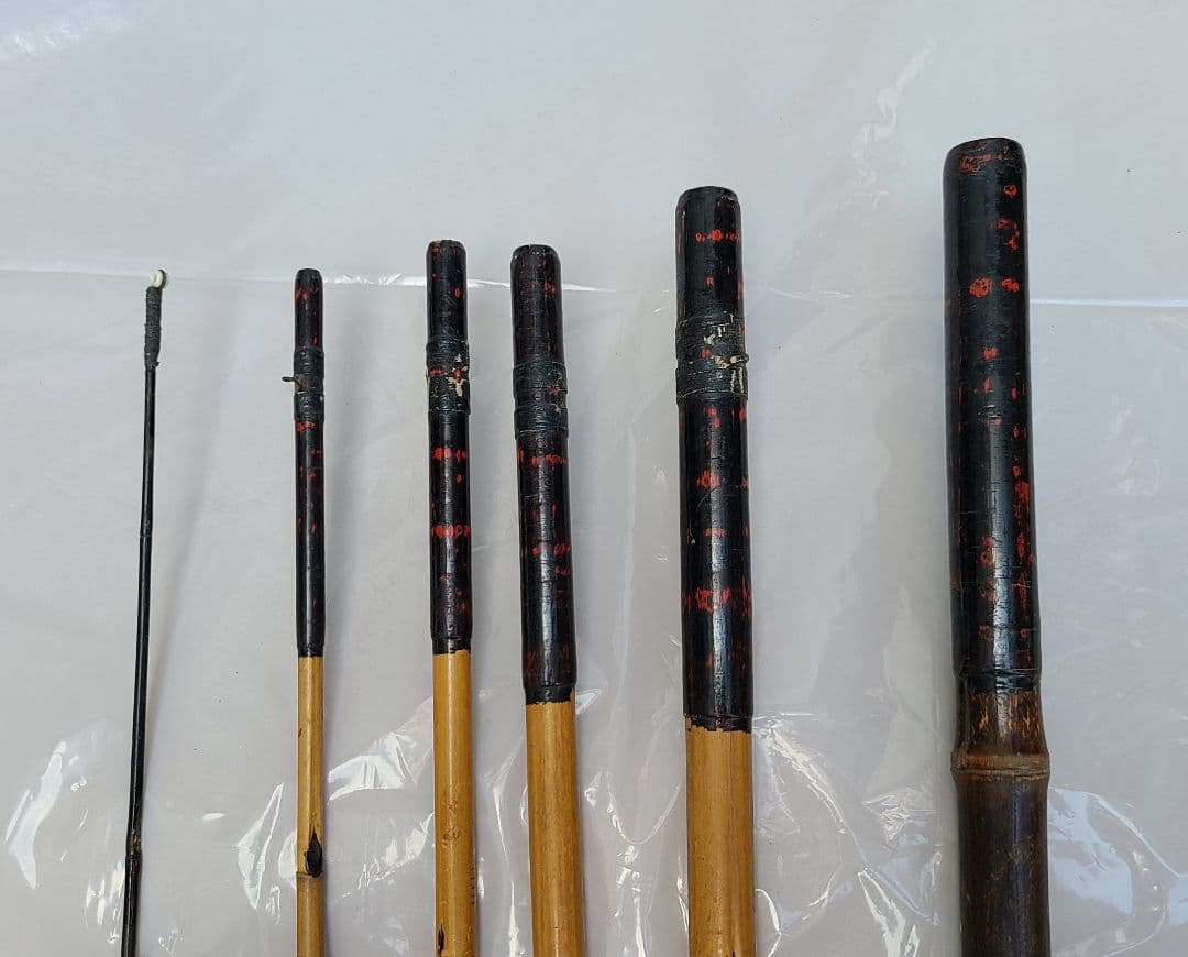 竹竿　6本繋ぎ　全長約5.5m　年代物