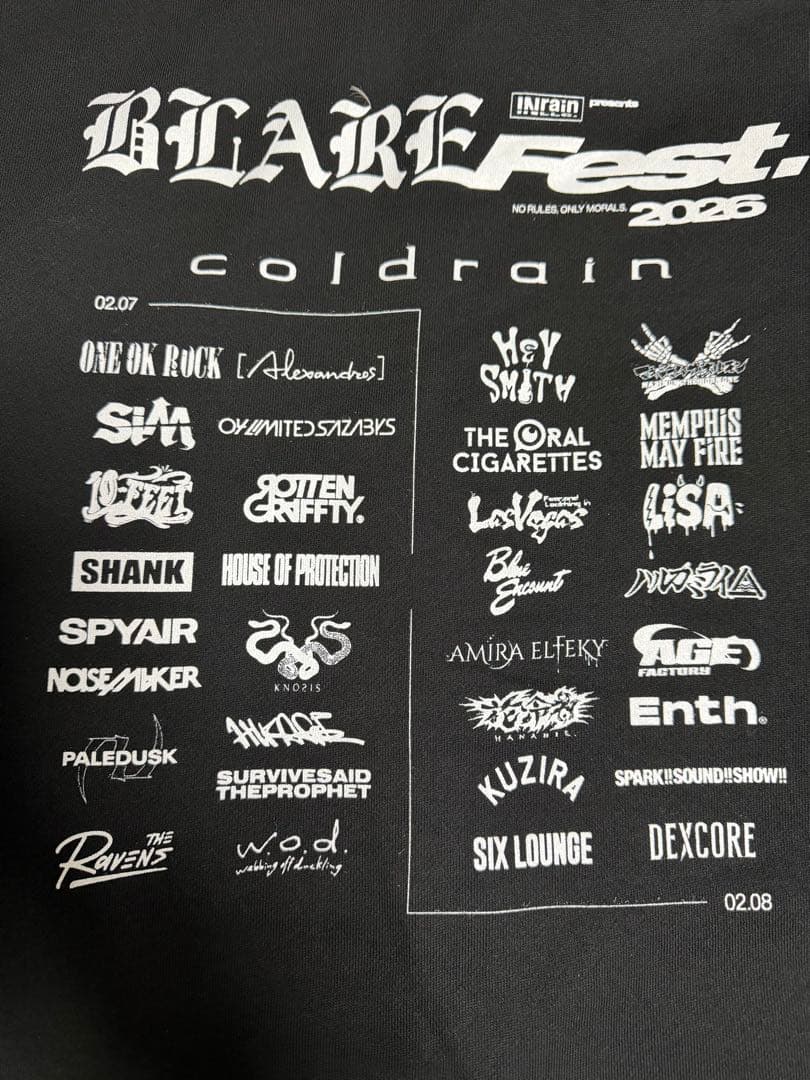 ブレアフェス 2026 ジップアップパーカー