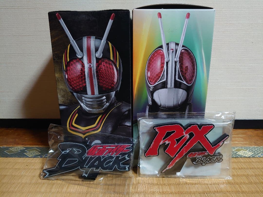 仮面ライダーブラック&RX 英雄勇像 アクリルロゴディスプレイ セットゴセット
