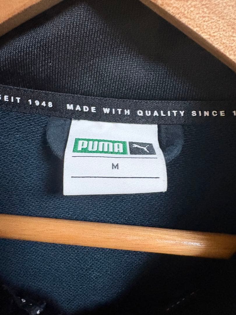 PUMA T7 セットアップ上M下Sサイズ ブラック/ホワイト