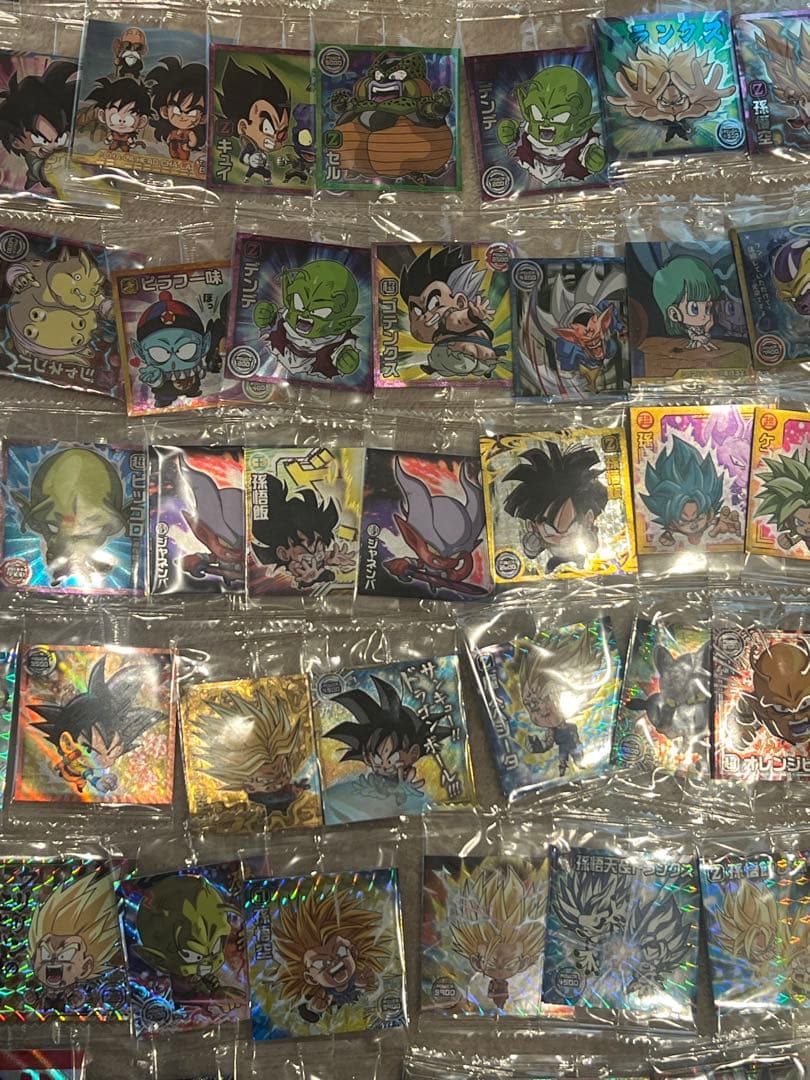 ドラゴンボール ワンピース 鬼滅の刃 シール カード まとめ売り レア多数