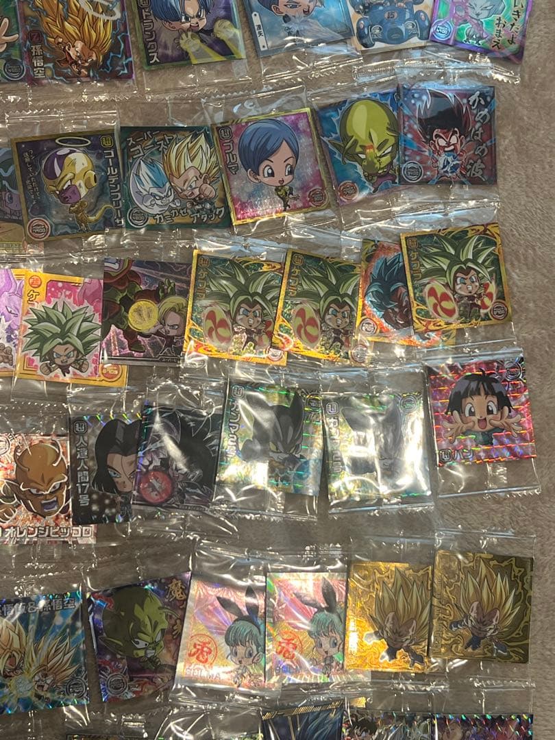 ドラゴンボール ワンピース 鬼滅の刃 シール カード まとめ売り レア多数