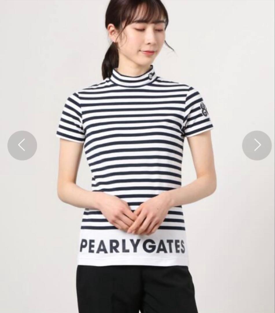 値下げ　新品　パーリーゲイツ モックネックシャツ