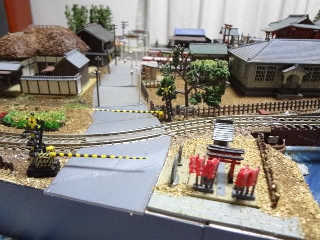 鉄道模型少年時代レイアウト・ジオラマ完成品 サウンドSP家屋台照明付 Nゲージ