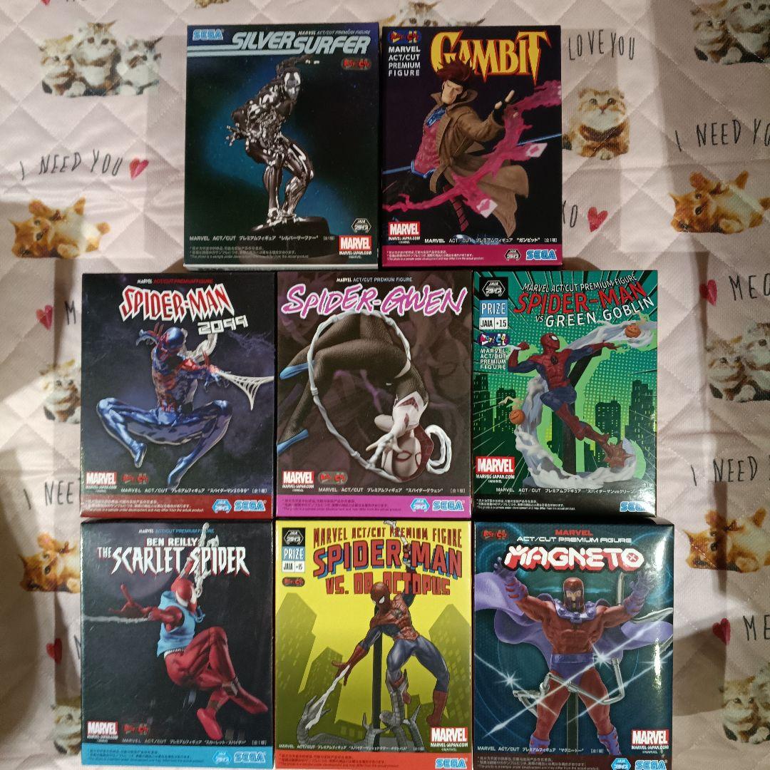 SEGA マーベル　フィギュアセット 8体