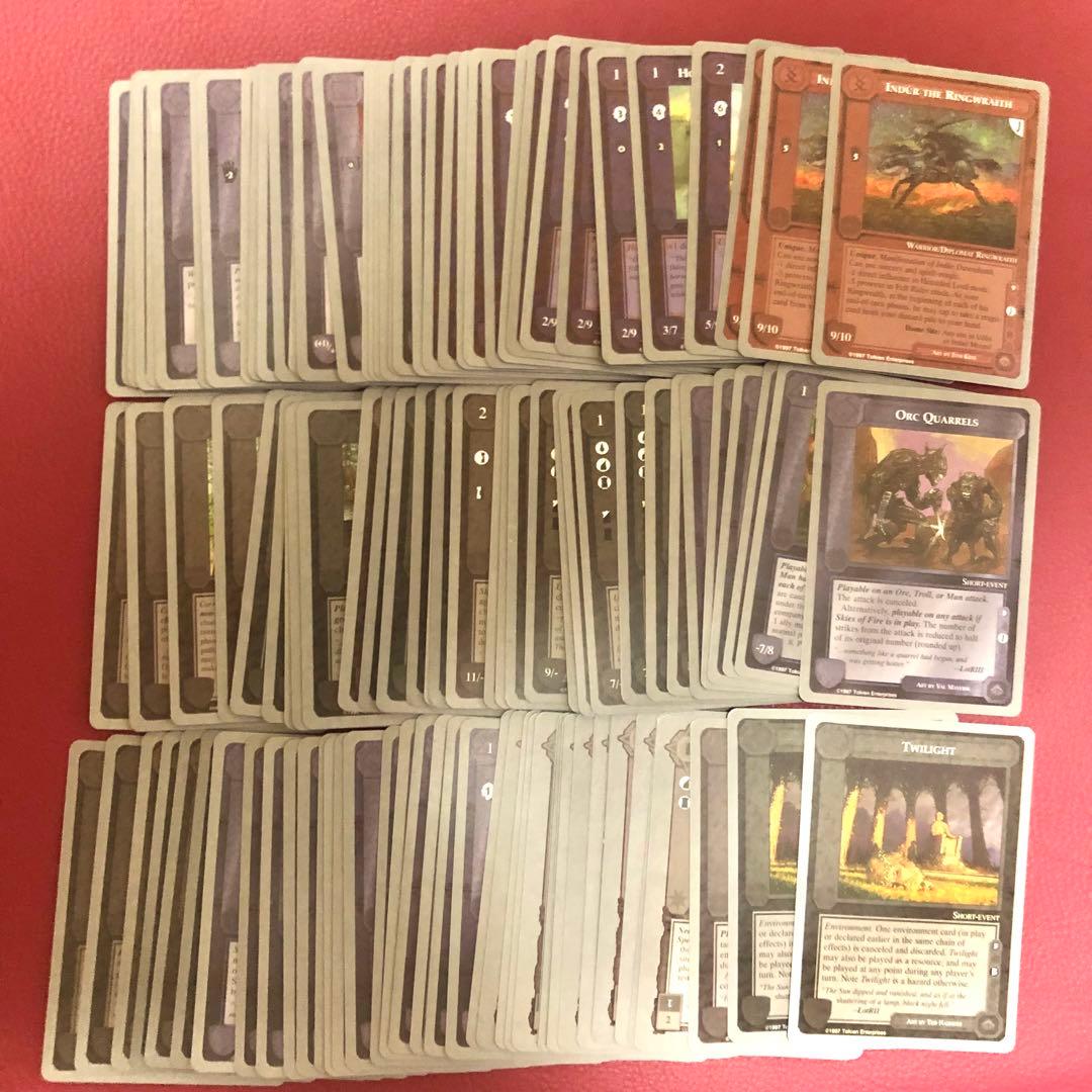 ミドルアース　カード　チャレンジデッキJ ccg コンプ　指輪物語　希少