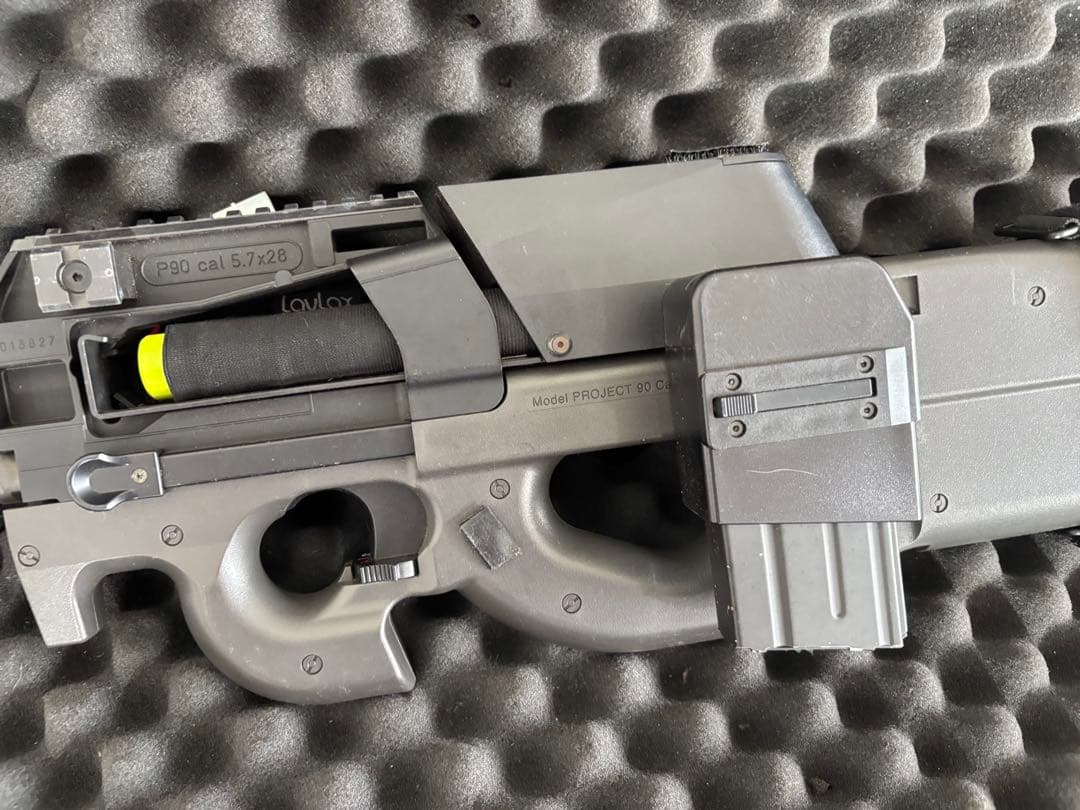 P90 1500発カスタム済み　東京マルイ　ケース付き