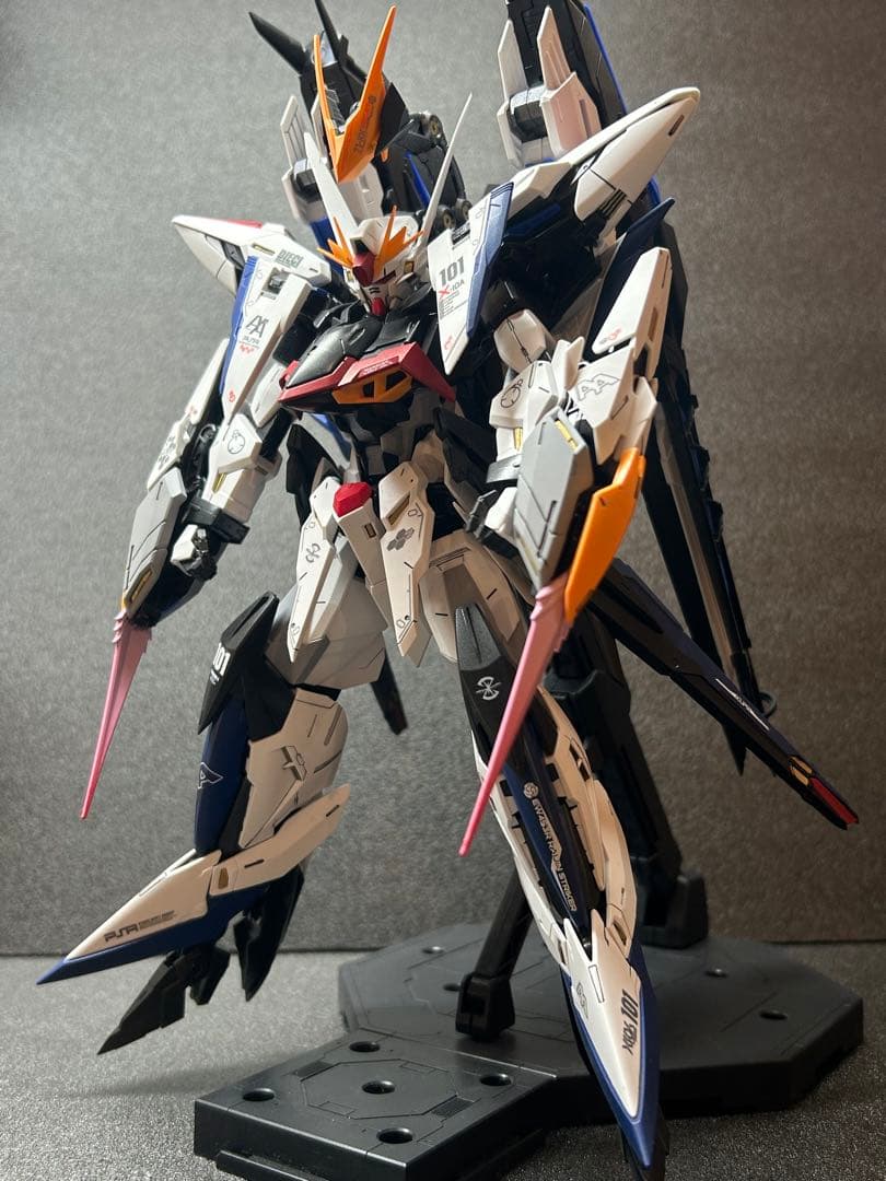 MG エクリプスガンダム&ライジンストライカー フリーダムカラー 完成品
