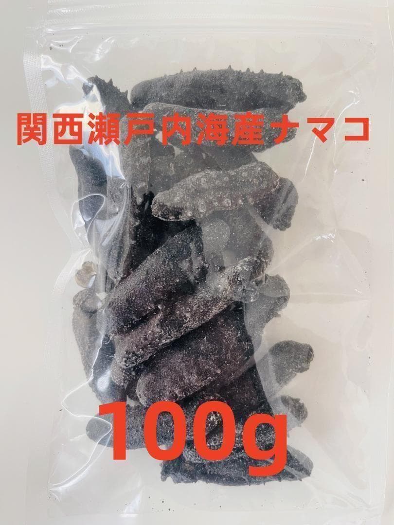 100g×2点 関西産　乾燥なまこ　ナマコ 5-8ｇ　海鼠 海参　高級食材
