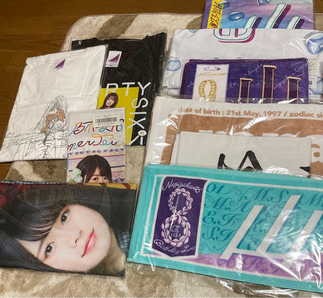 乃木坂　山崎怜奈　マフラータオル　Tシャツ