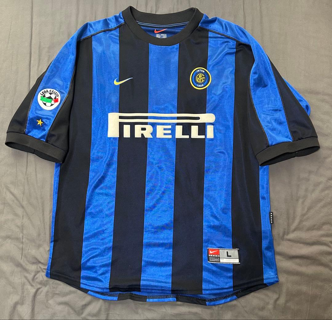 正規品 99/00 インテル•ミラノ ユニフォーム ロナウド Lサイズ