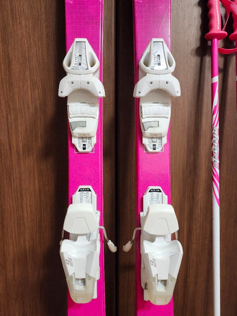 スキー3点セット スキー板150cm ブーツ24cm ストック100cm