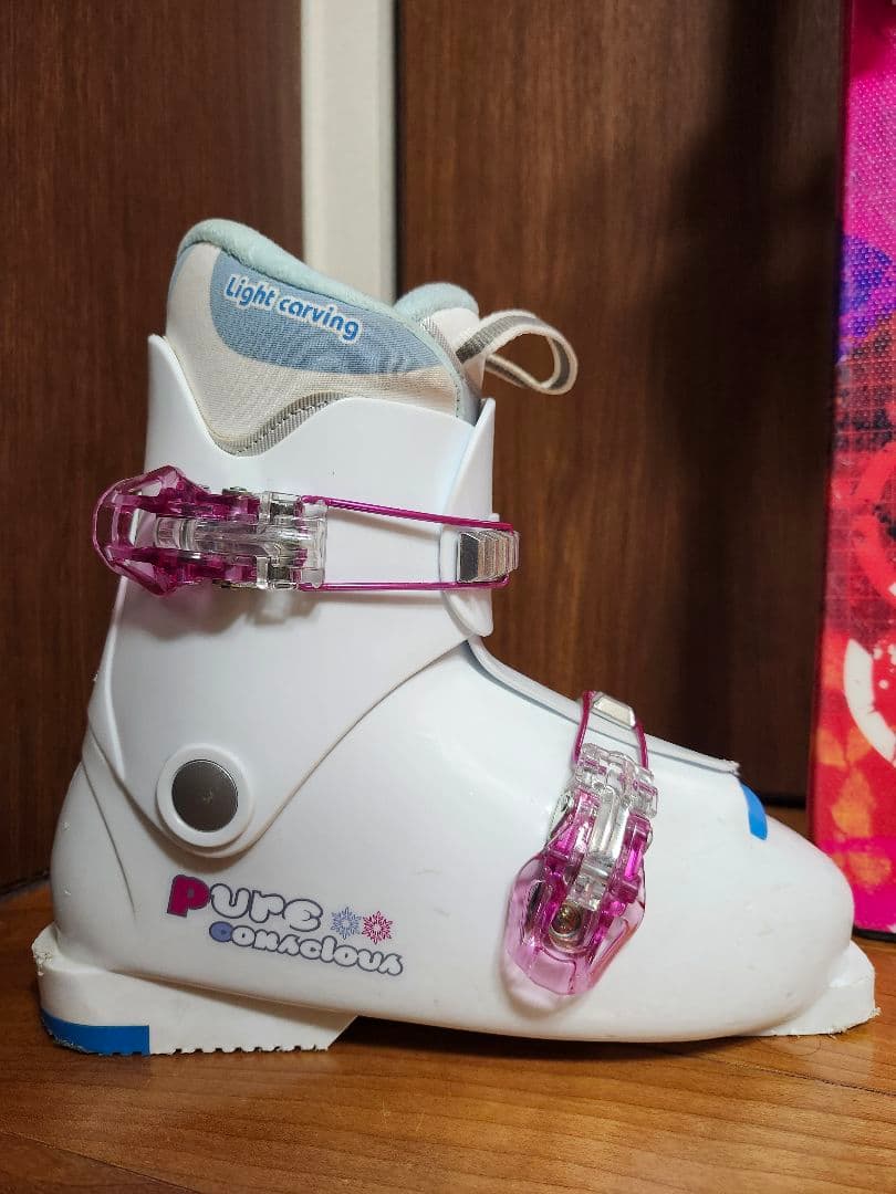 スキー3点セット スキー板150cm ブーツ24cm ストック100cm