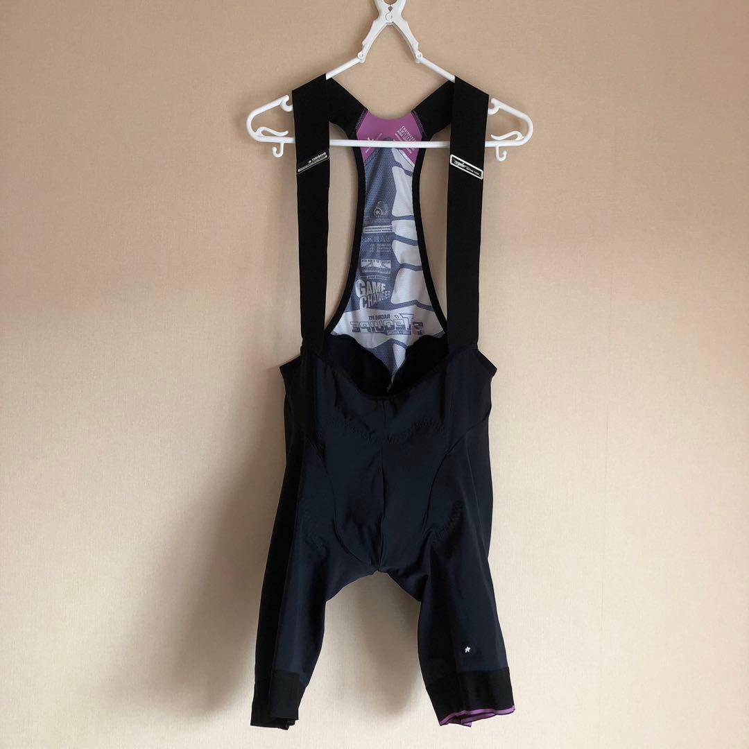 アソス　ASSOS ビブタイツ ブラック アイウェアホルダー付き