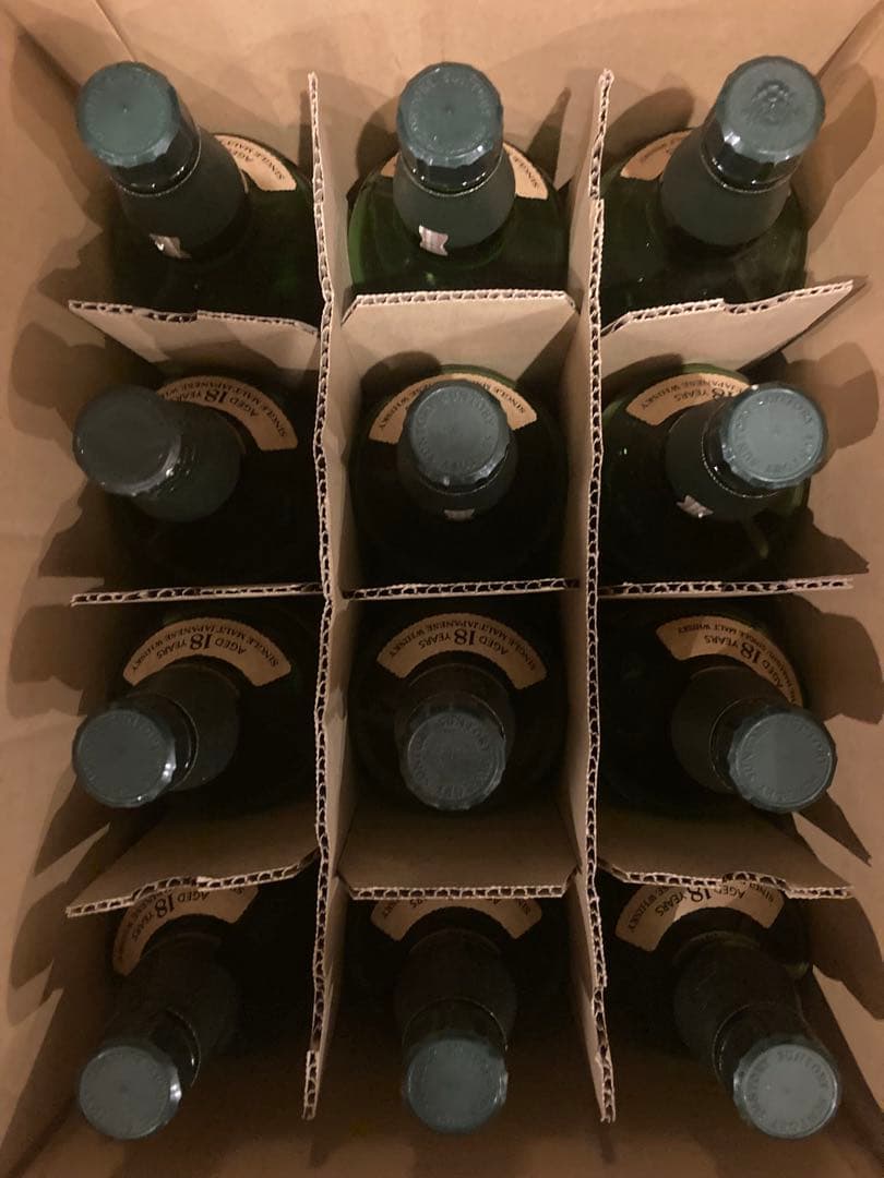 ウイスキー Hakushu 18 Year Old Empty bottle 12pack