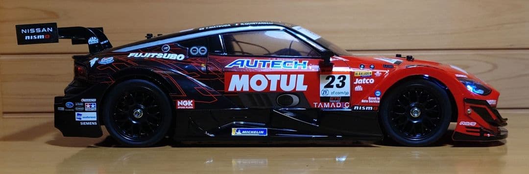 MOTUL AUTECH Z LEDライト付＆プロポバッテリー充電器完成品セット