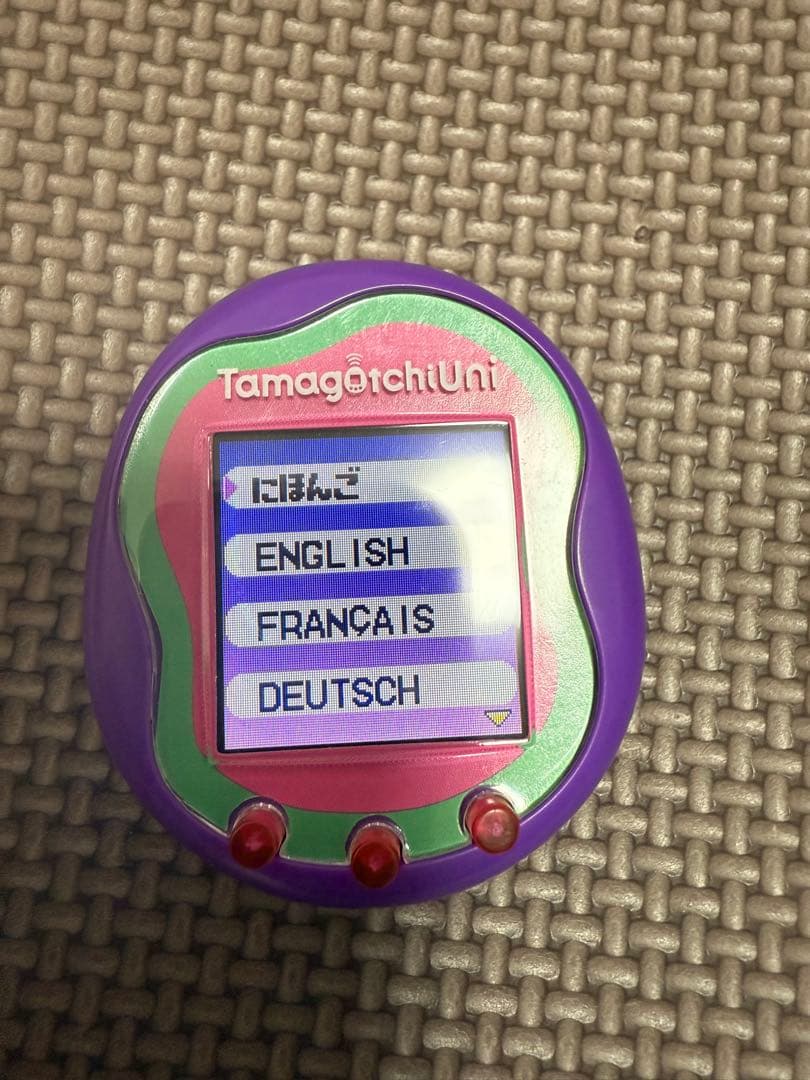 【Garnet】たまごっちユニ　紫色　攻略本等セット