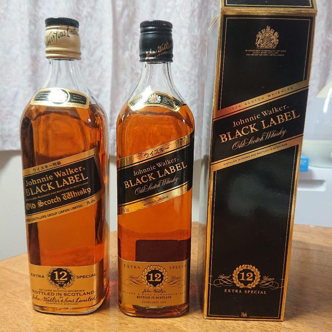 古酒 Johnnie Walker Black Label 750ml 2本