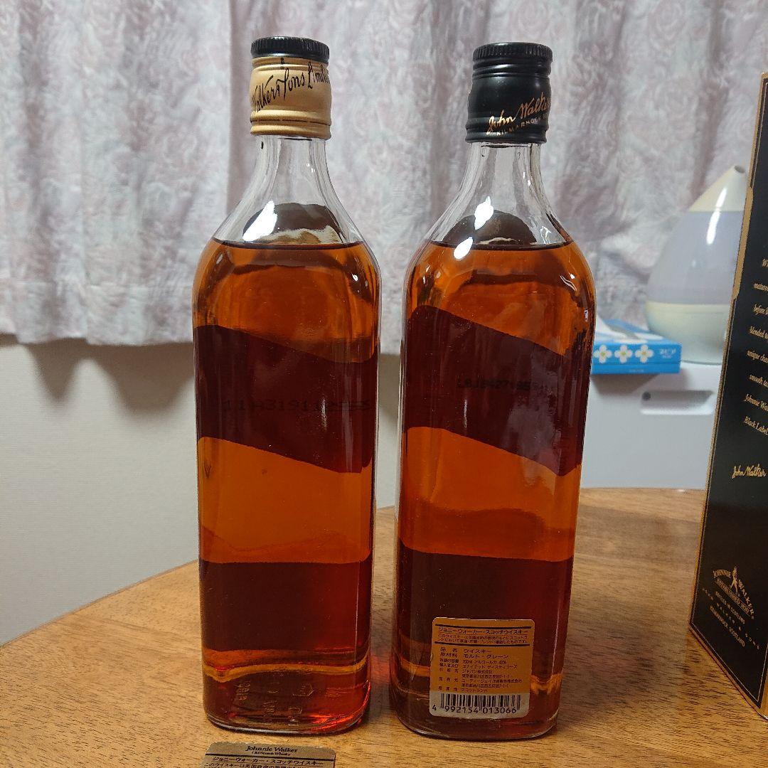 古酒 Johnnie Walker Black Label 750ml 2本