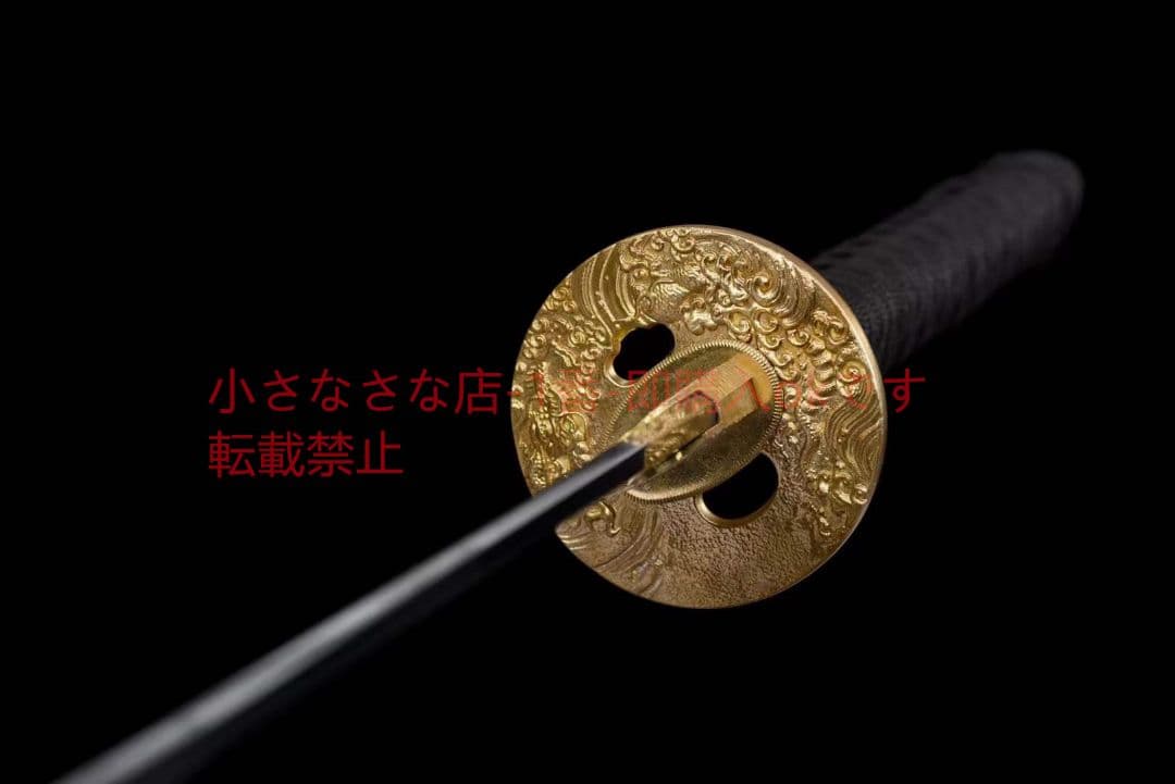 26寸T10焼刃日本三色研【無双ゴースト】古兵器 刀装具 日本刀 模造刀 居合刀