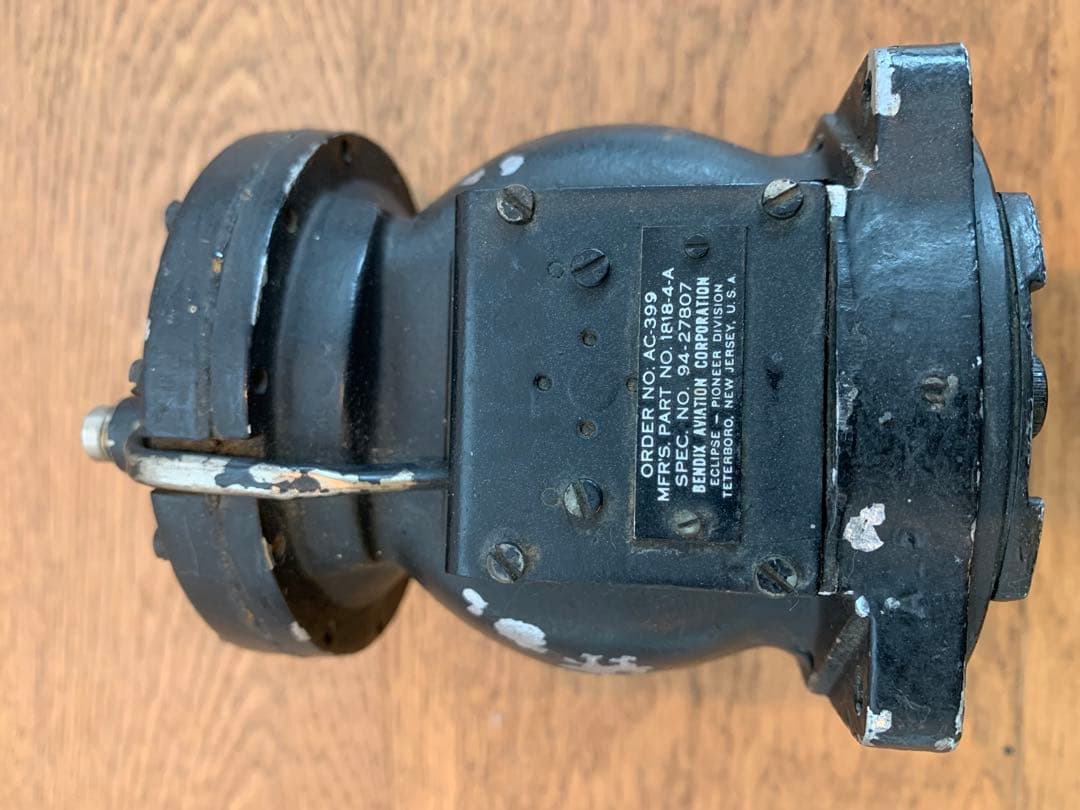 WWII 米軍 Bendix B-16 航空機コンパス 1818-4-A 当時物