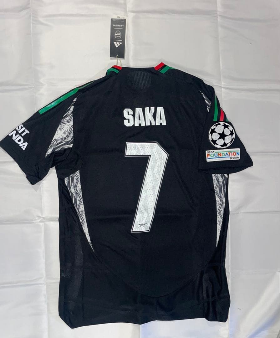 サカ　24-25アーセナル　アウェイ背番号7正規品 オーセンティック