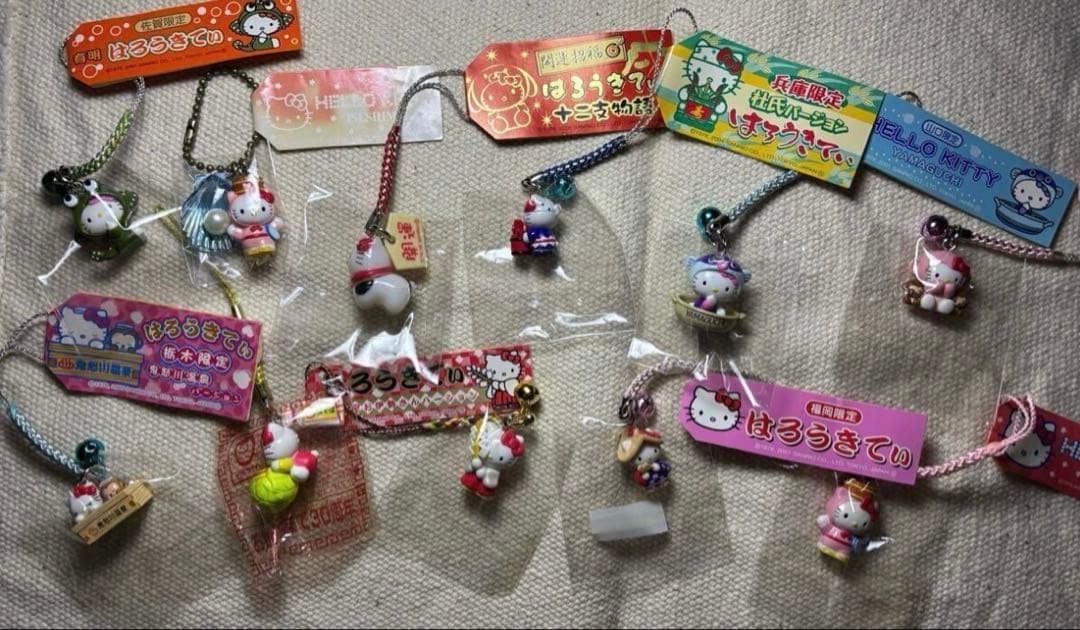 ハローキティ ストラップ サンリオ 根付け ご当地キティ　まとめ売り