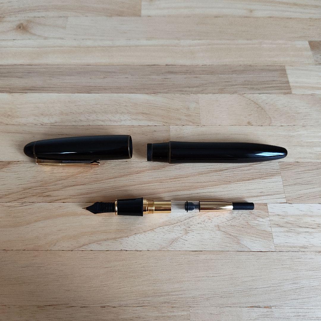 プラチナ万年筆 出雲 枇杷溜 F 細字 18K